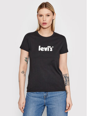 Levi's® Levi's® T-shirt The Perfect 17369-1756 Crna Regular Fit