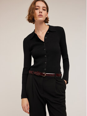 Motivi Motivi Cardigan M149W003184N033 Nero Slim Fit