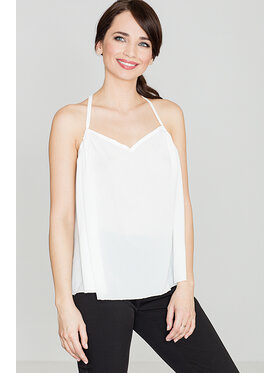 Lenitif Lenitif Bluzka K392 Écru Regular Fit
