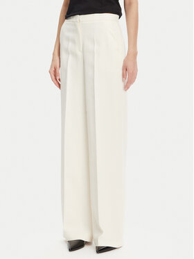 PINKO PINKO Bavlnené nohavice Pergamino 100331 A20Q Biela Regular Fit