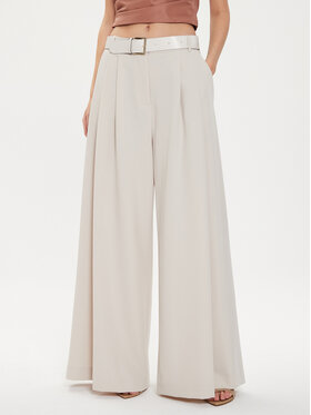 Imperial Imperial Παντελόνι Palazzo P3U0HIC Μπεζ Relaxed Fit