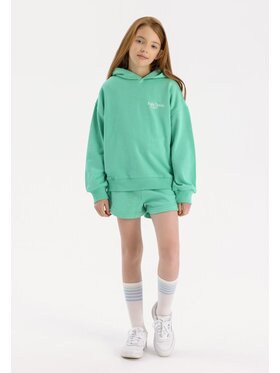 minoti minoti Bluza 22fleece66 Zielony Regular Fit