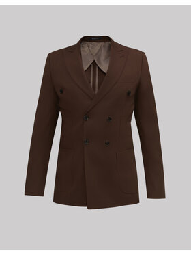 Borgio Borgio Marynarka brignano Brązowy Slim Fit