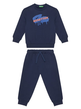 United Colors Of Benetton United Colors Of Benetton Tuta 3J68GK00S Blu scuro Regular Fit