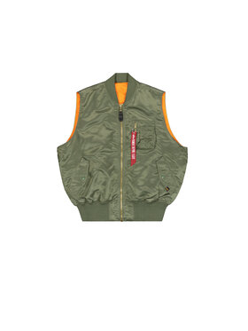 Alpha Industries Alpha Industries Kamizelka MA-1 Heritage Vest Zielony Core Fit