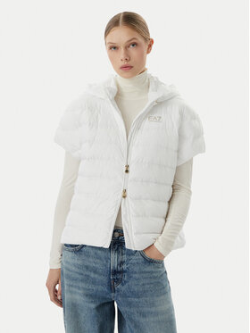 EA7 Emporio Armani EA7 Emporio Armani Жилетка за костюм 7W000477 AF12476 U0002 Бял Regular Fit