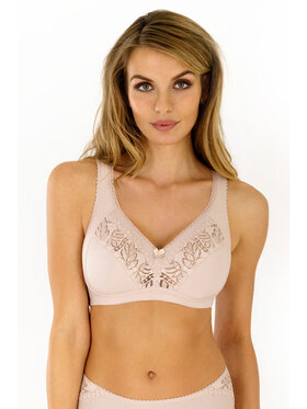 Rosme Rosme Biustonosz bezfiszbinowy Galla Różowy