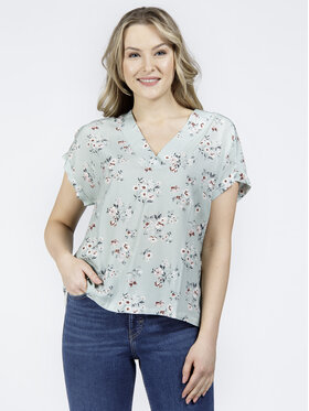 Cross Jeans Cross Jeans Koszula 75340-630 Niebieski Regular Fit