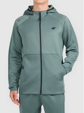 4F 4F Bluza 4FWAW26TFSWM0893-42S Zielony jasny Active Fit