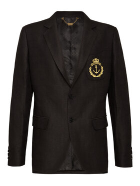 Billionaire Billionaire Marynarka 18003 Czarny Regular Fit