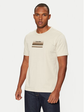 Calvin Klein Calvin Klein T-krekls K10K113803 Bēšs Regular Fit