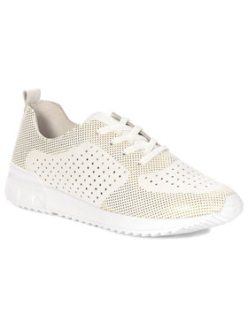Artiker Artiker Sneakersy 56C1036-WHITE-GOLD Biały