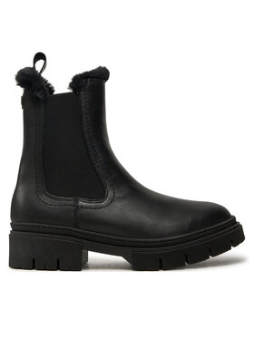 Tamaris Tamaris Kotníková obuv s elastickým prvkem 1-26407-43 Černá