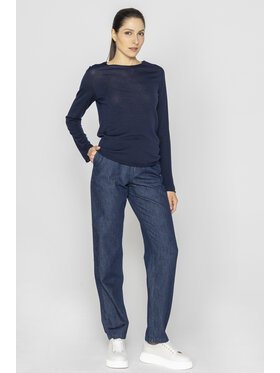 Deni Cler Milano Deni Cler Milano Jeansy W-DC-5250-E2-C1-58-1 Granatowy Regular Fit