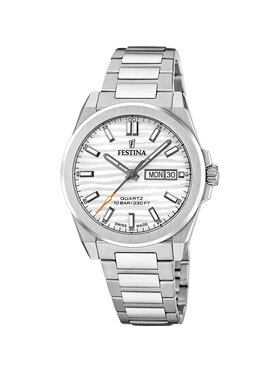 Festina Festina Zegarek F20073-1 Srebrny