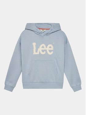 Lee Lee Pulóver Wobbly Graphic LEG5124 Kék Regular Fit