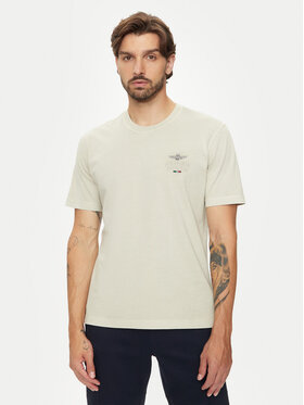 Aeronautica Militare Aeronautica Militare Tricou 242TS2302J652 Bej Regular Fit
