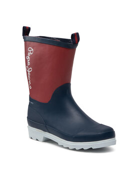 Pepe Jeans Gumijasti škornji Storm Basic PBS50097 Mornarsko Modra