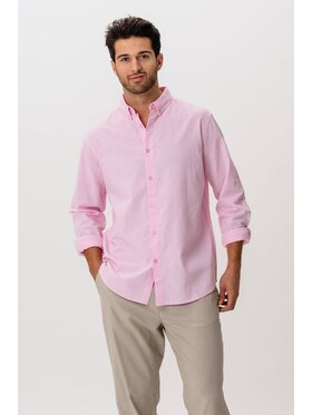 TeeShoppen TeeShoppen Koszula 'Basic Collection' Czerwony Regular Fit