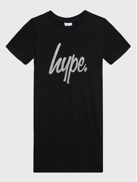 HYPE HYPE Haljina za svaki dan ZVLR-227 Crna Regular Fit