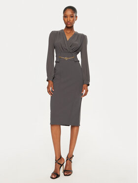 Rinascimento Rinascimento Coctailkleid CFC0120006003 Grau Regular Fit