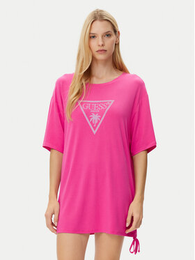 Guess Guess Póló E4GI00 K68D2 Rózsaszín Regular Fit