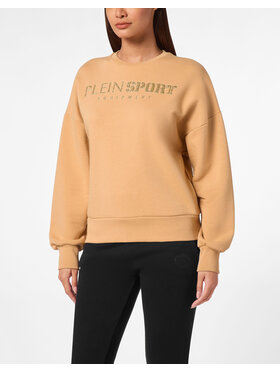 Plein Sport Plein Sport Longsleeve 18781 Beżowy Regular Fit