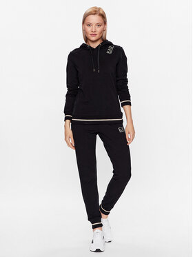 EA7 Emporio Armani EA7 Emporio Armani Trenerka 8NTV56 TJCQZ 0200 Crna Regular Fit