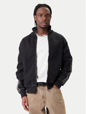 adidas adidas Felpa adicolor Denim Firebird KD1516 Nero Loose Fit