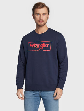 Wrangler Wrangler Felpa Frame Logo W662HA114 112320240 Blu scuro Regular Fit