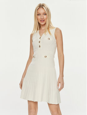 Marciano Guess Marciano Guess Úpletové šaty 4GGK00 5808Z Béžová A-Line Fit