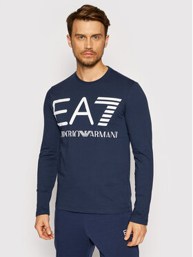 EA7 Emporio Armani EA7 Emporio Armani Longsleeve 6KPT30 PJ6EZ 1554 Granatowy Regular Fit