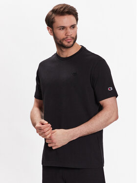 Champion Champion T-Shirt Crewneck 218496 Czarny Regular Fit