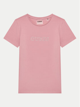 Guess Guess Футболка J4RI49 J1314 Рожевий Regular Fit