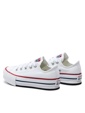 Converse Modne Superge Chuck Taylor All Star Eva Lift Canvas Platform 372862C Bela