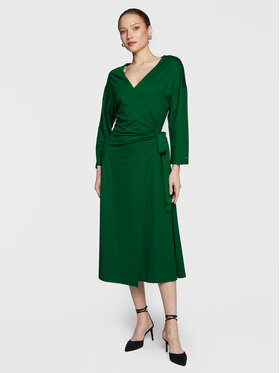 Tommy Hilfiger Tommy Hilfiger Rochie cocktail WW0WW37101 Verde Regular Fit