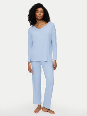 Triumph Triumph Pyjama Timeless Sensuality 10221061 Himmelblau Regular Fit