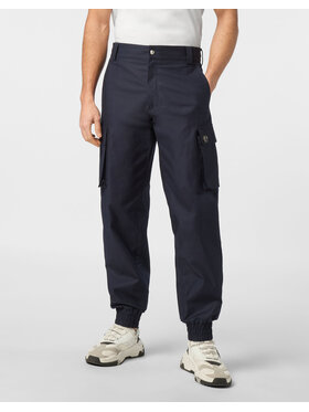 PHILIPP PLEIN PHILIPP PLEIN Spodnie cargo 24233 Granatowy Cargo Fit