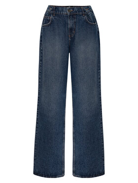Magda Matyja Magda Matyja Jeansy MONTANA LOOSE JEANS Granatowy Loose Fit