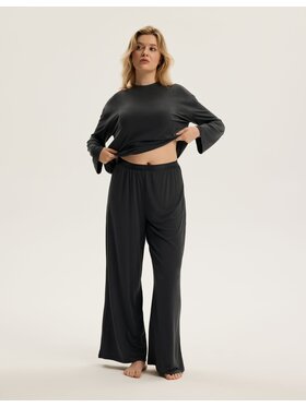 Esotiq Esotiq Spodnie materiałowe 43914 Szary Regular Fit