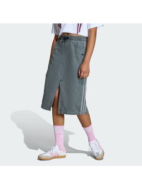 adidas adidas Spódnica jeansowa 159283 Szary Regular Fit