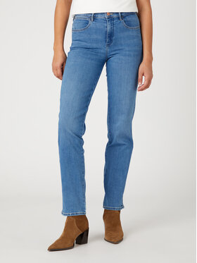 Wrangler Wrangler Jeansy Straight 658 W26RCY37N 112332359 Niebieski Regular Fit
