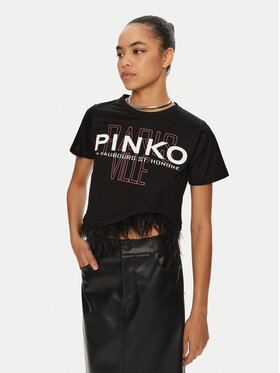 PINKO PINKO Tricou Martignano 103130 A1LV Negru Regular Fit
