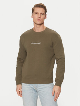 Guess Jeans Guess Jeans Світшот M4YQ19 K9V31 Хакі Regular Fit