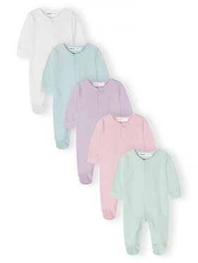 minoti minoti Komplet pajacy 28BABYPACK4 Zielony Regular Fit