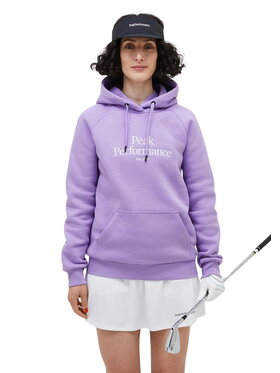 Peak Performance Peak Performance Bluza Original Hood Fioletowy Standard Fit