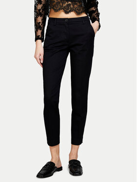 Sisley Sisley Čino bikses 4BYW55AH6 Melns Regular Fit