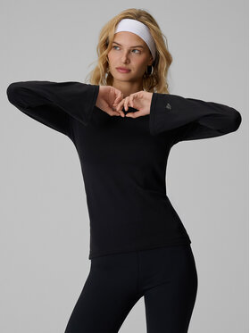 4F 4F Bluzka SPORT OFFICE Czarny Slim Fit