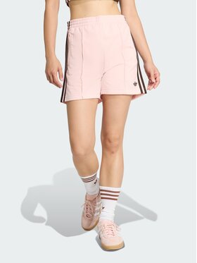 adidas adidas Szorty materiałowe Firebird Classic Różowy