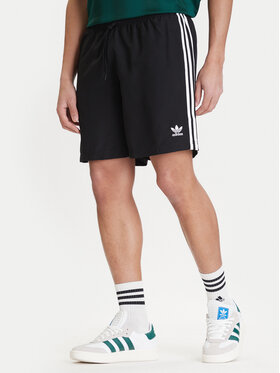 adidas adidas Szorty kąpielowe adicolor 3-Stripes JD0960 Czarny Regular Fit